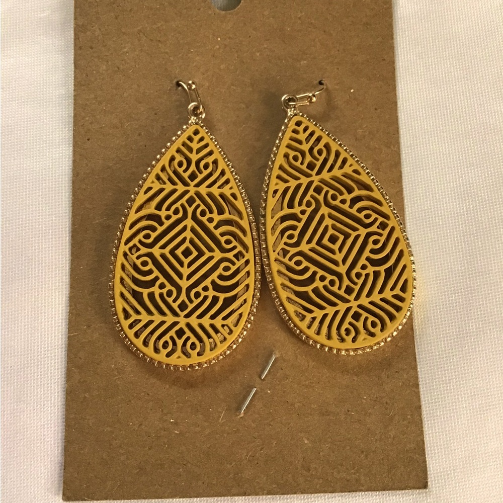 Earrings Fall gold boutique boho cruise jewelry Fall drop earrings Navajo cute